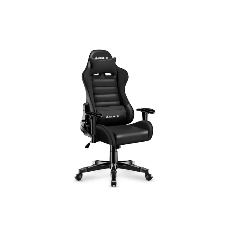 Huzaro HZ-Ranger 6.0 Black 61 cm laiune laste mänguritool, terasraam, kangas, 2D reguleeritavad käetoed, kuni 130 kg, must