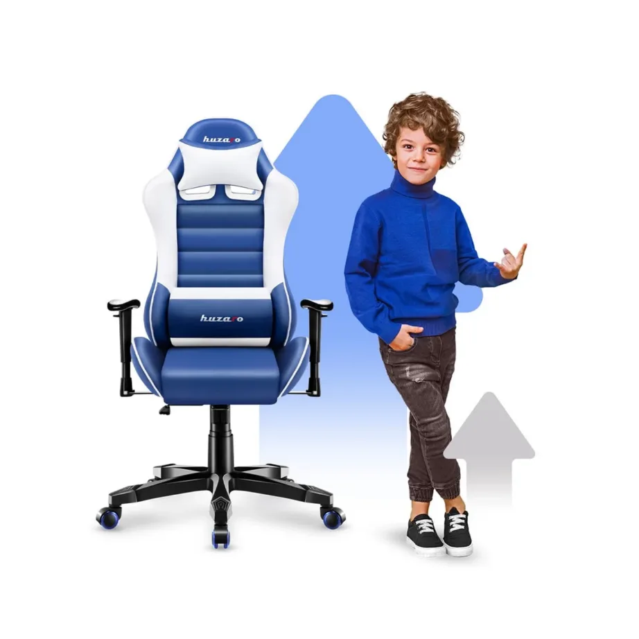 Huzaro HZ-Ranger 6.0 Blue sinine laste gaming-tool, terasraam, nahkkate, max 160 cm/130 kg – 2