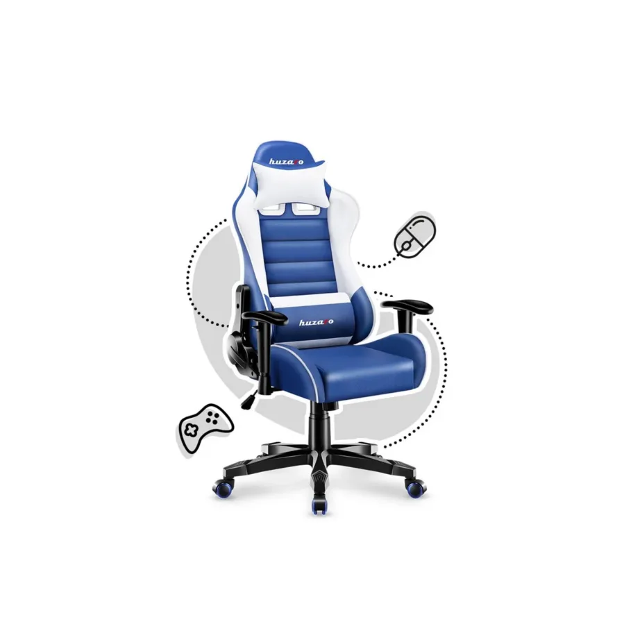 Huzaro HZ-Ranger 6.0 Blue sinine laste gaming-tool, terasraam, nahkkate, max 160 cm/130 kg – 5