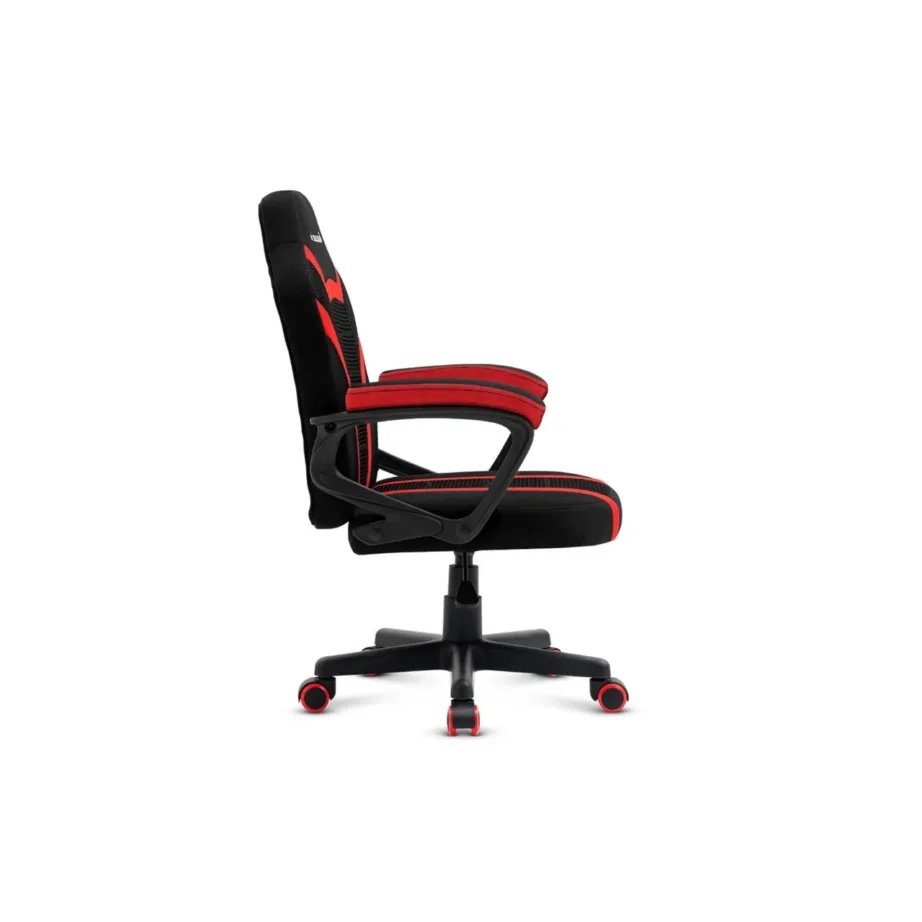 Huzaro Ranger 1.0 54 cm lastemõõdus punane-must mänguritool hingava kangaga, max 150 cm/130 kg, terasraam – 4