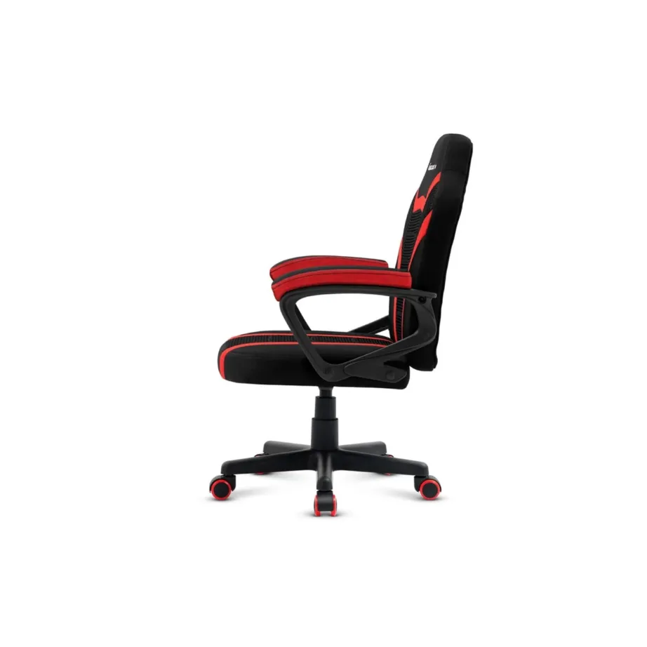 Huzaro Ranger 1.0 54 cm lastemõõdus punane-must mänguritool hingava kangaga, max 150 cm/130 kg, terasraam – 7