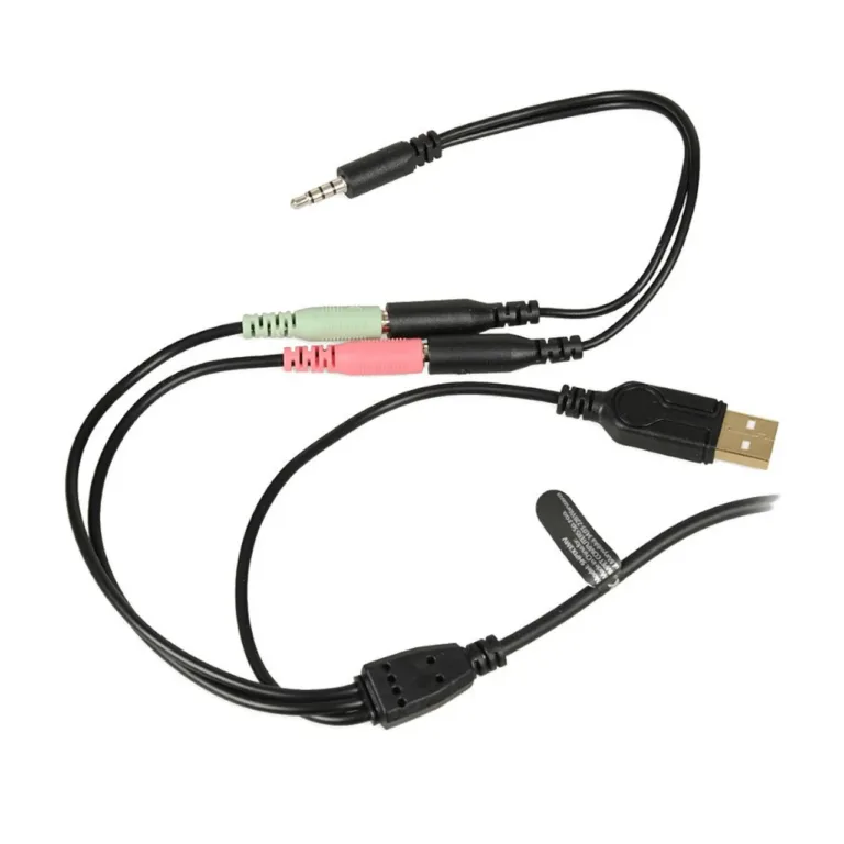 I-BOX SHPIX3MV X3 345 g juhtmega punased/mustad mängurikõrvaklapid mikrofoniga, 2 m kaabel, 3,5 mm ja USB