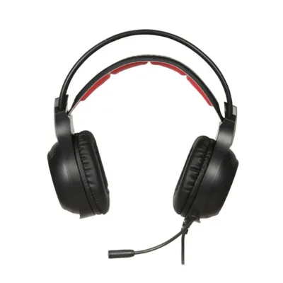 I-BOX SHPIX3MV X3 345 g juhtmega punased/mustad mängurikõrvaklapid mikrofoniga, 2 m kaabel, 3,5 mm ja USB