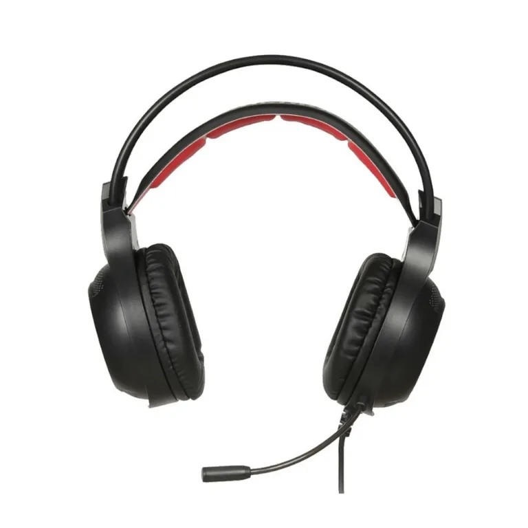 I-BOX SHPIX3MV X3 345 g juhtmega punased/mustad mängurikõrvaklapid mikrofoniga, 2 m kaabel, 3,5 mm ja USB