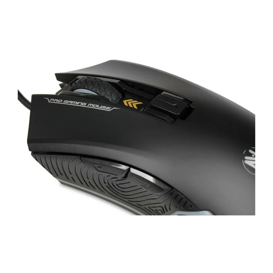 iBox Aurora A-3 IMOGS9002 6200 DPI RGB must USB optiline mängurihiir PC-le, 6 nuppu, 1,8 m kaabel – 6