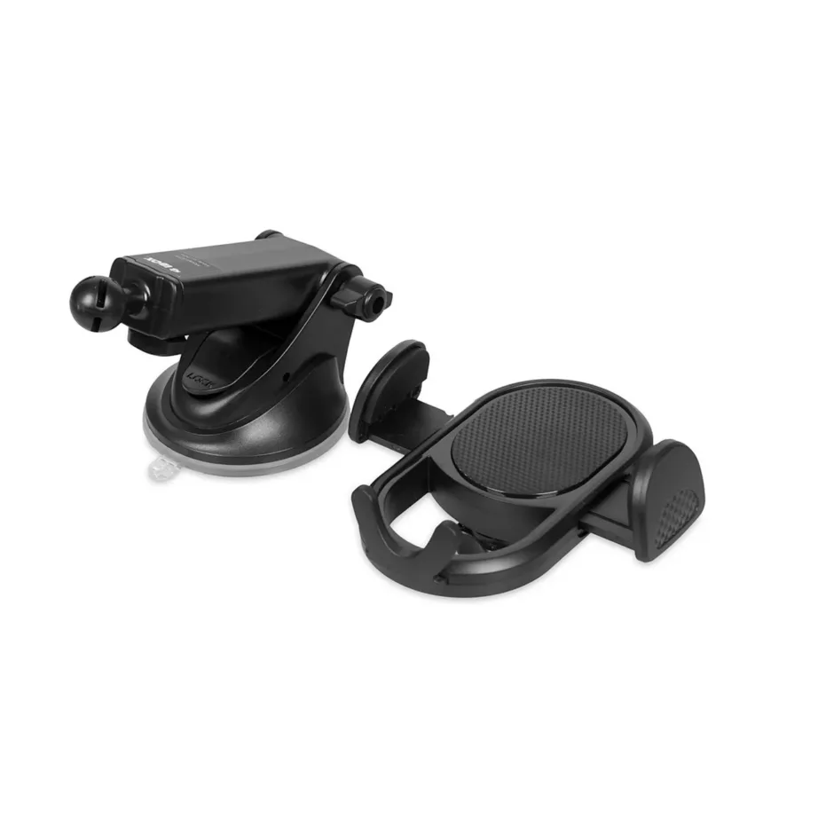 iBox ICH9 H-9 must plastikust autokinnitus nutitelefonile, iminapaga, horisontaalne/vertikaalne, põrutuskindel – 7