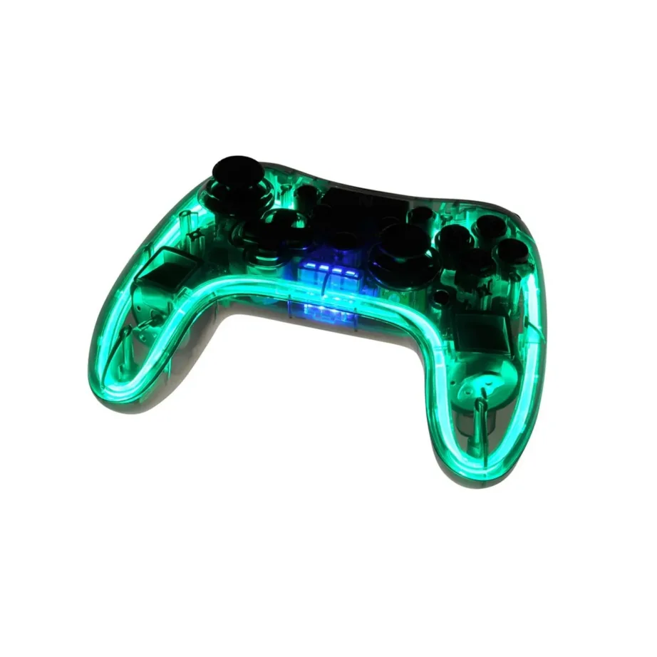 iBox IGP5 must Bluetooth analoog/digitaal mängupult 20 nupu ja vibratsiooniga Androidile, Nintendo Switchile, PC-le ja iOS-ile – 18