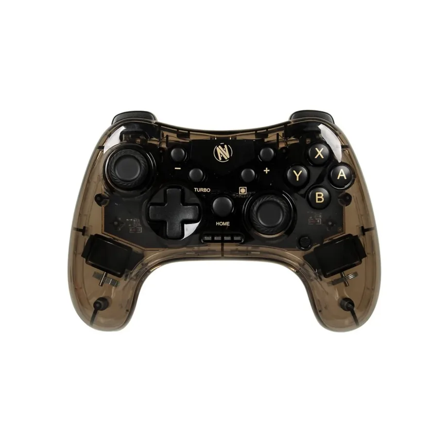 iBox IGP5 must Bluetooth analoog/digitaal mängupult 20 nupu ja vibratsiooniga Androidile, Nintendo Switchile, PC-le ja iOS-ile – 4