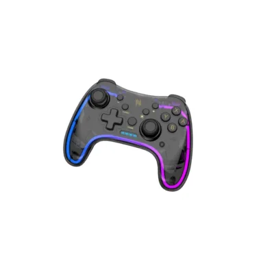iBox IGP5 must Bluetooth analoog/digitaal mängupult 20 nupu ja vibratsiooniga Androidile, Nintendo Switchile, PC-le ja iOS-ile