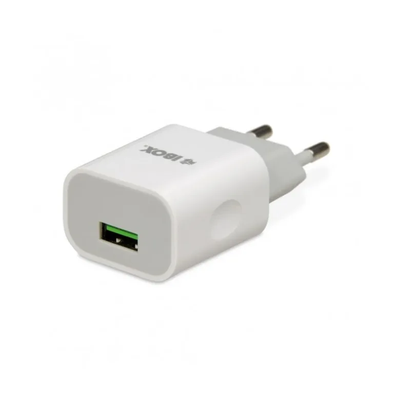 iBox ILUC35W valge 1A 5V USB 2.0 siselaadija, AC toitega, universaalne