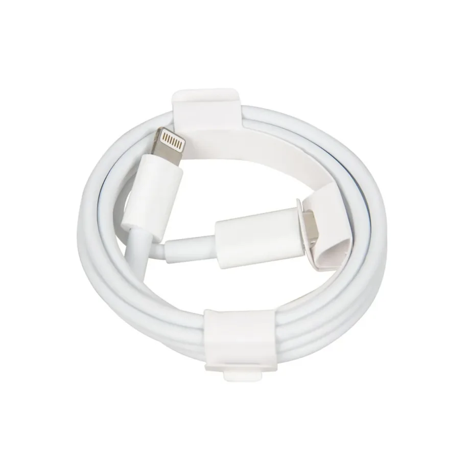 iBOX ILUC37W C-37 20W valge GaN USB-C seinalaadija, PD 3.0 kiirlaadimise, turvakaitsete ja USB-C/Lightning kaabliga – 4