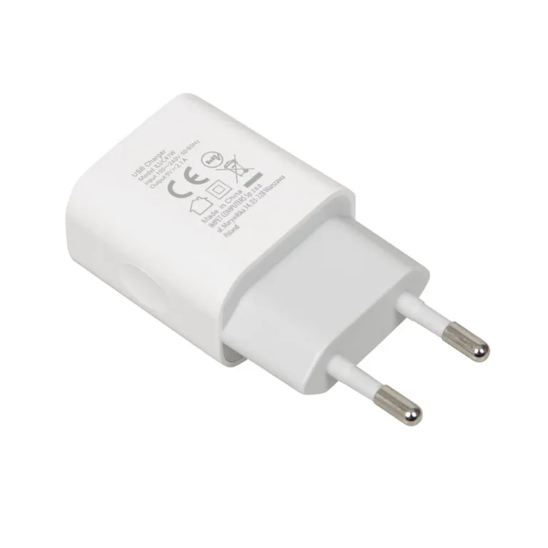 iBOX ILUC41W 2,4A 12W valge USB seinalaadija, 1x USB-A port ja 1 m microUSB-kaabel, universaalne kasutus