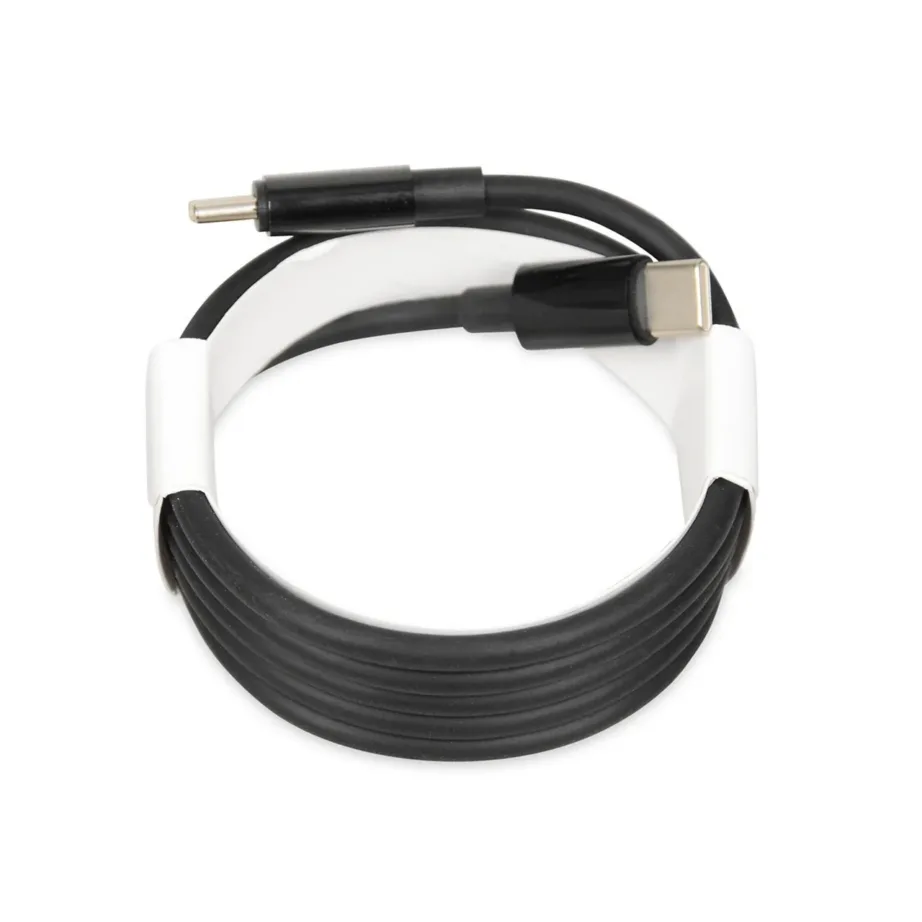 iBOX ILUC42B C-42 must 33W GaN USB-C/USB-A kiire seinalaadija, 3A, ülepinge- ja lühisekaitsega, universaalne, 85x30x30 mm, USB-C kaabliga – 6