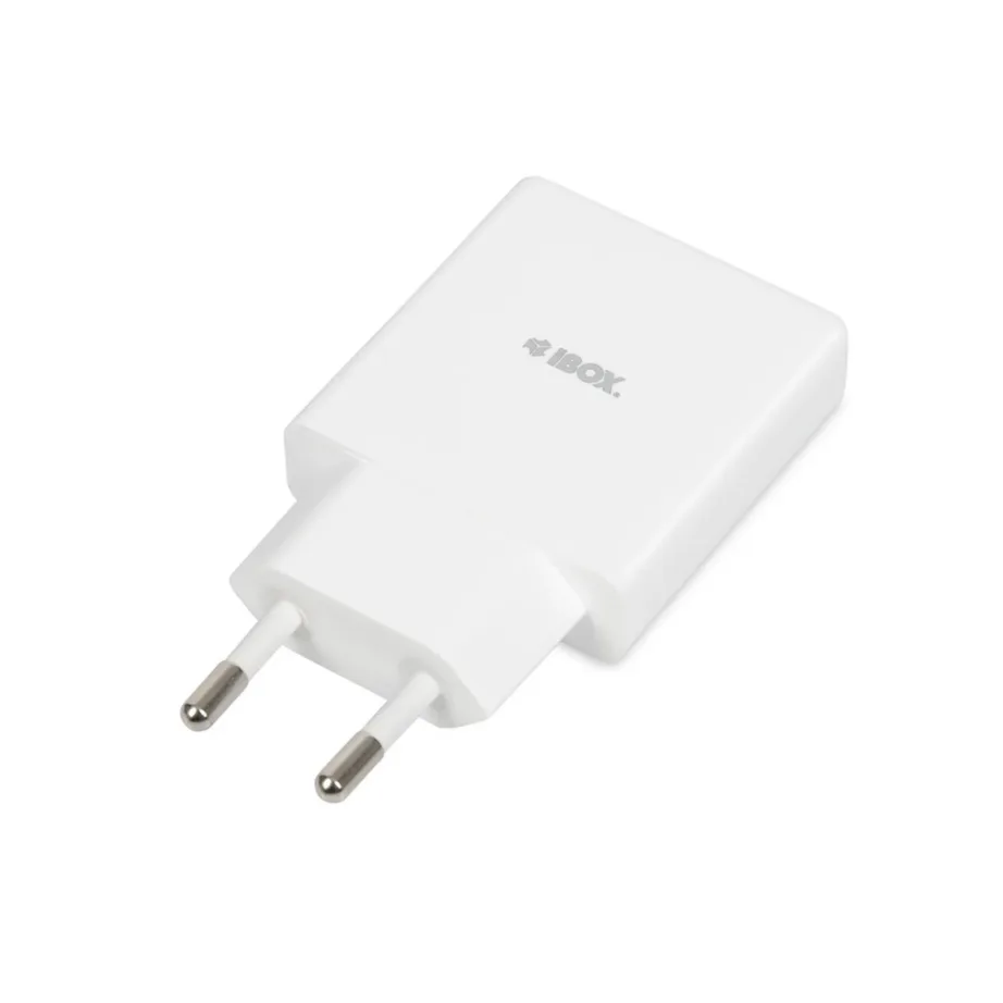 iBOX ILUC43W universaalne 30W valge USB-laadija, 2 porti, siseruumides kasutamiseks – 3