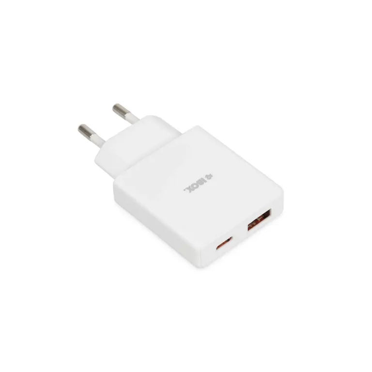 iBOX ILUC43W universaalne 30W valge USB-laadija, 2 porti, siseruumides kasutamiseks