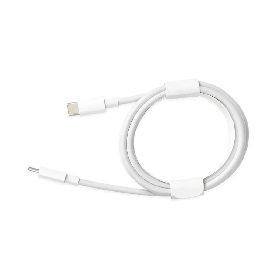 iBOX ILUC65W C-65 White 65W GaN valge universaalne USB-C/USB-A 3-pordiga laadija, 1,5 m USB-C kaabel – 4