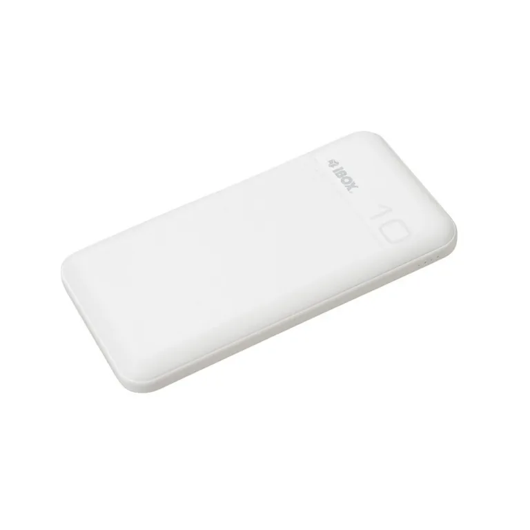 iBOX IPB10 10000 mAh valge Li-Ion kiirlaadimisega akupank USB-C ja USB-A, 20W, 144x74x15 mm