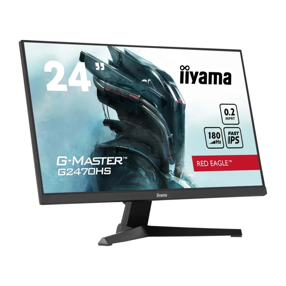 iiyama G-MASTER G2470HS-B1 23,8″ 180Hz Full HD Fast IPS LCD mängurimonitor, must, sisseehitatud kõlarid – 2