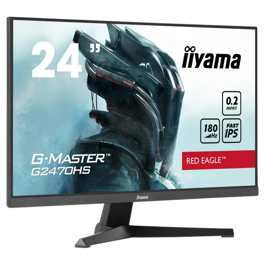 iiyama G-MASTER G2470HS-B1 23,8″ 180Hz Full HD Fast IPS LCD mängurimonitor, must, sisseehitatud kõlarid – 3