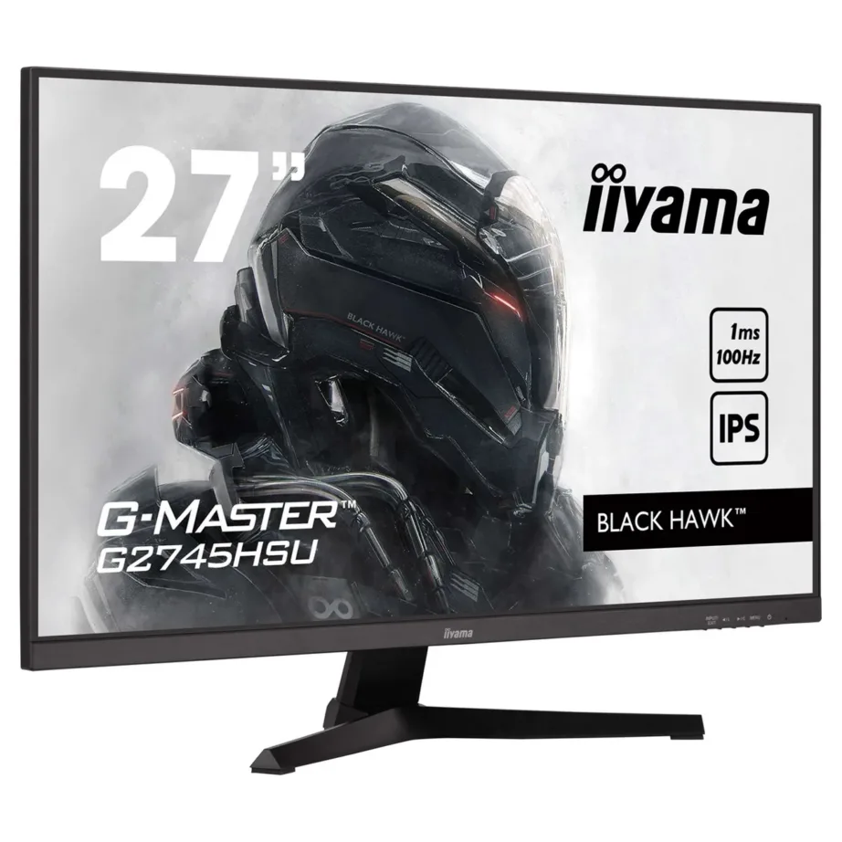 iiyama G-MASTER G2745HSU-B2 27″ IPS 100Hz Full HD matt LED-monitor, must, 1 ms, sisseehitatud kõlarid, VESA, mänguritele – 5