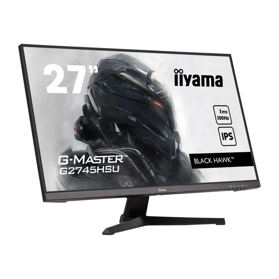 iiyama G-MASTER G2745HSU-B2 27″ IPS 100Hz Full HD matt LED-monitor, must, 1 ms, sisseehitatud kõlarid, VESA, mänguritele – 7
