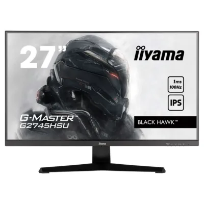 iiyama G-MASTER G2745HSU-B2 27" IPS 100Hz Full HD matt LED-monitor, must, 1 ms, sisseehitatud kõlarid, VESA, mänguritele