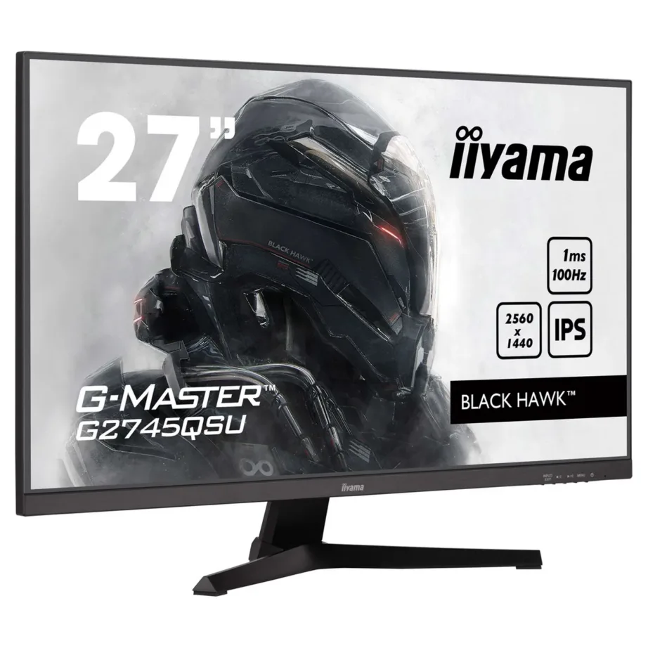 iiyama G-MASTER G2745QSU-B2 27″ IPS 2560×1440 100Hz matt must LED-monitor mängimiseks, kõlarite ja USB-jaoturiga – 4