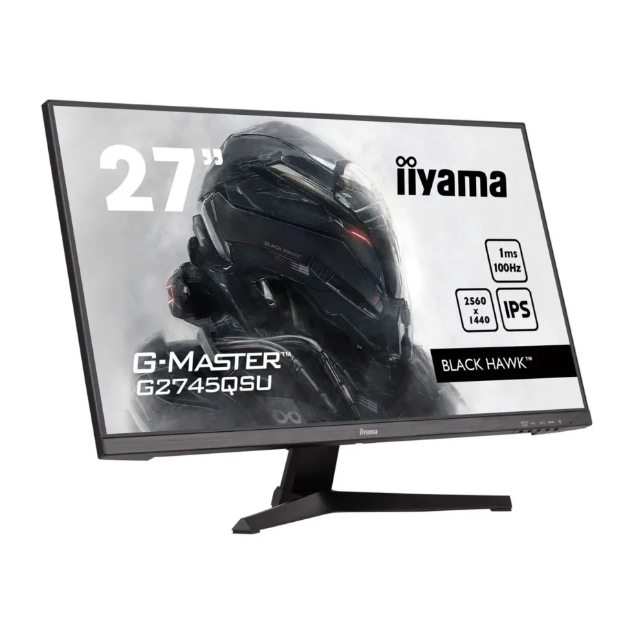 iiyama G-MASTER G2745QSU-B2 27″ IPS 2560×1440 100Hz matt must LED-monitor mängimiseks, kõlarite ja USB-jaoturiga – 6