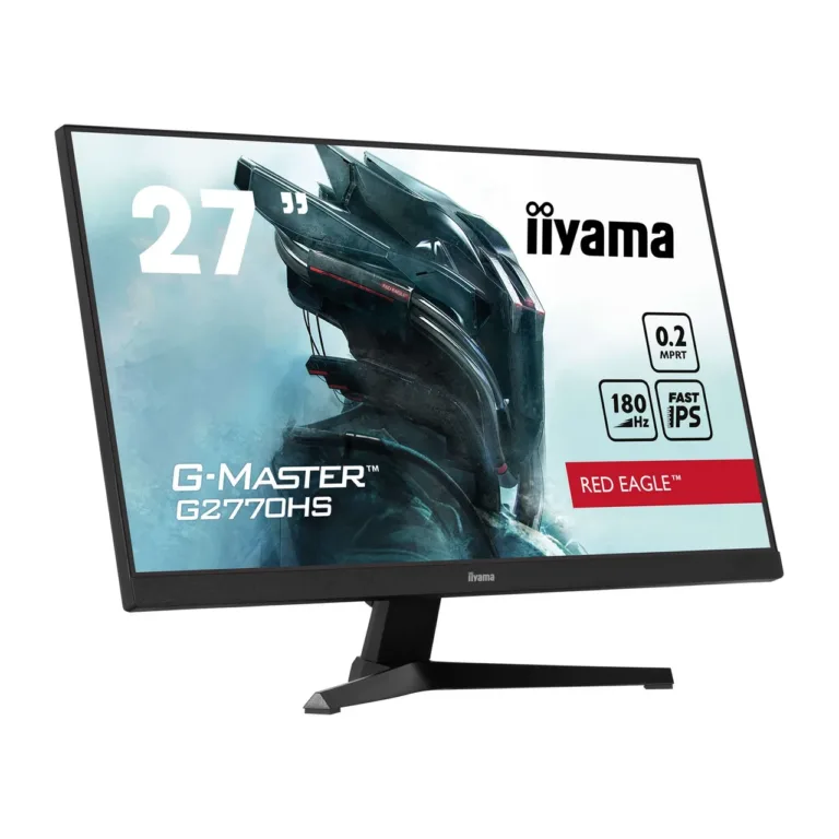 iiyama G-MASTER G2770HS-B1 27″ 180Hz Full HD Fast IPS mängurimonitor, must, sisseehitatud kõlarid