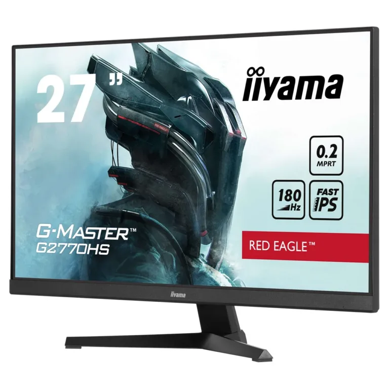 iiyama G-MASTER G2770HS-B1 27″ 180Hz Full HD Fast IPS mängurimonitor, must, sisseehitatud kõlarid