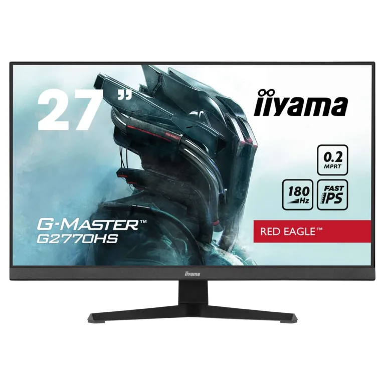 iiyama G-MASTER G2770HS-B1 27″ 180Hz Full HD Fast IPS mängurimonitor, must, sisseehitatud kõlarid