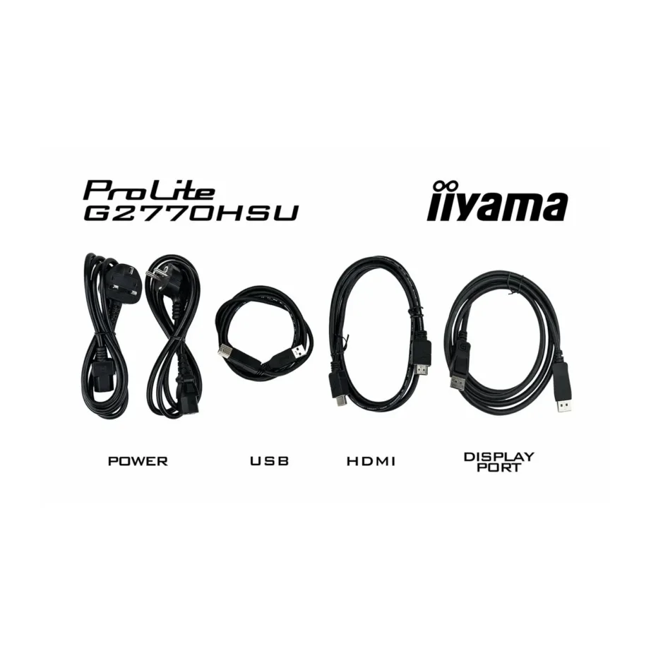 iiyama G-MASTER G2770HSU-B6 27″ 180Hz IPS Full HD mängurimonitor, must, sisseehitatud kõlarid, USB-jaotur – 12