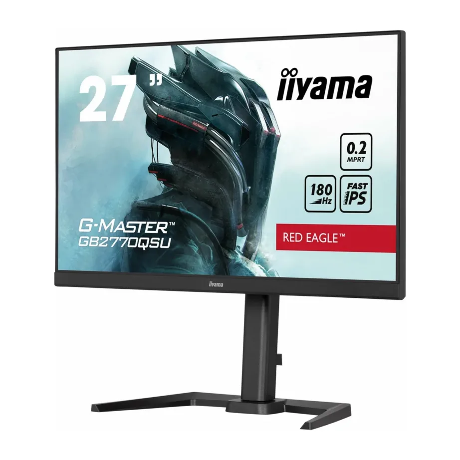 iiyama G-MASTER GB2770QSU-B6 27″ 180 Hz IPS 2K Ultra HD mängurimonitor, 2560×1440, must, ergonoomiline, kõlaritega – 5