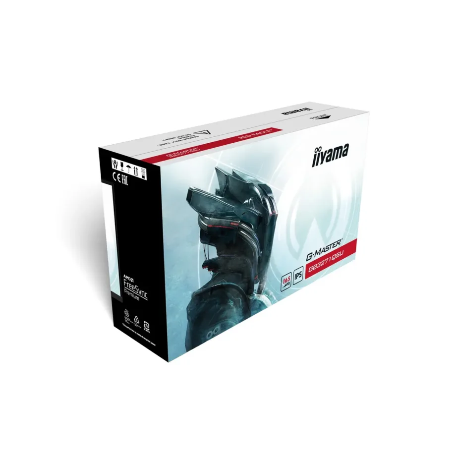 iiyama G-MASTER GB3271QSU-B1 31,5″ 165Hz WQHD IPS matt mängurimonitor FreeSync Premium, 1 ms, kõrguse- ja kallutusreguleerimine, sisseehitatud kõlarid, must – 4