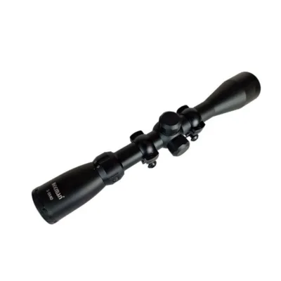 Industry Brand IB-1521 3-9x40 must metallist sihik, 1-tolline toru, 320 mm, 435 g, valgustatud rist