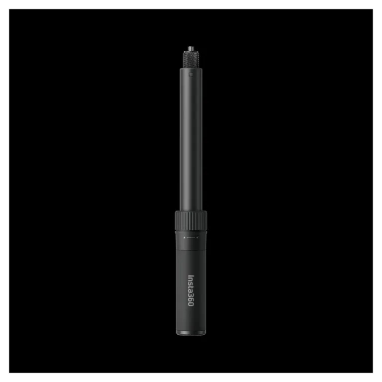 Insta360 Bullet Time Selfie Stick 2.0 29,7–120 cm must statiivkäepide X5/X4/X3/ONE X2/ONE RS/ONE X/ONE R kaameratele