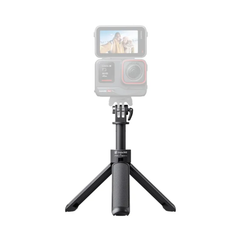 Insta360 CINSAAVB Mini 2-in-1 statiivkäepide, must, 162 mm, 92 g, ABS/PC/alumiinium, sobib Insta360 X4, GO 3S, Ace Pro, Link 2 jt