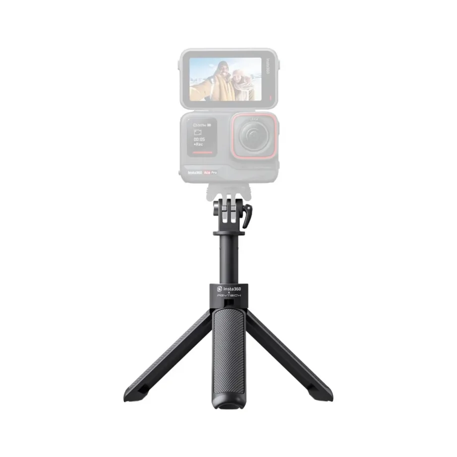 Insta360 CINSAAVB Mini 2-in-1 statiivkäepide, must, 162 mm, 92 g, ABS/PC/alumiinium, sobib Insta360 X4, GO 3S, Ace Pro, Link 2 jt – 3