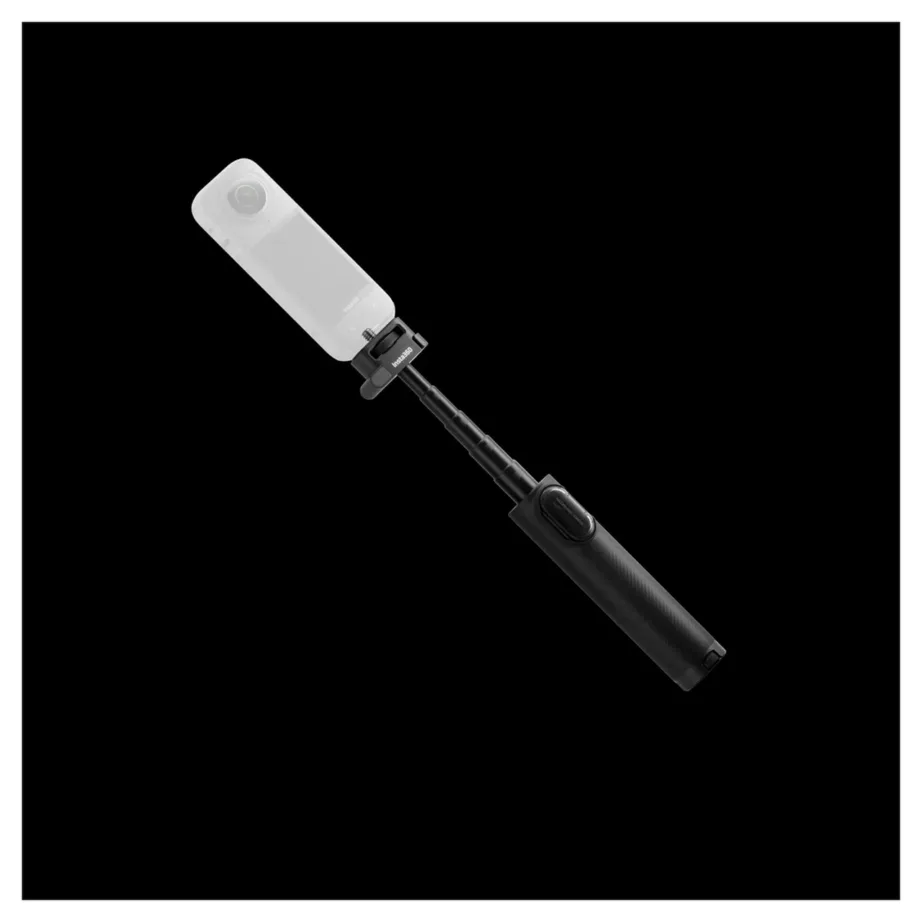 Insta360 CINSEAVE 16,6–58,5 cm must kokkupandav 2-in-1 selfiepulk ja statiiv (1/4” kinnitus), sobib X5, X4, X3 – 5