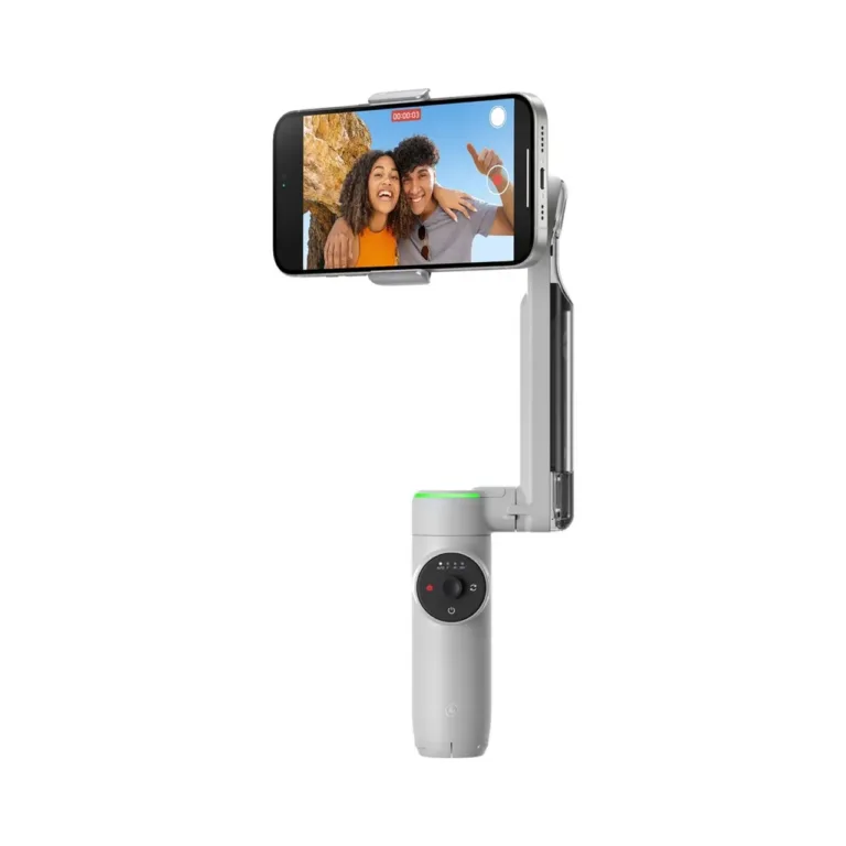 Insta360 Flow Pro CINSABQB_Flow203 hall kokkupandav nutitelefoni stabilisaator, 3-teljeline mootoriga, 0,3 kg kandevõime, 21,5 cm maksimaalne kõrgus