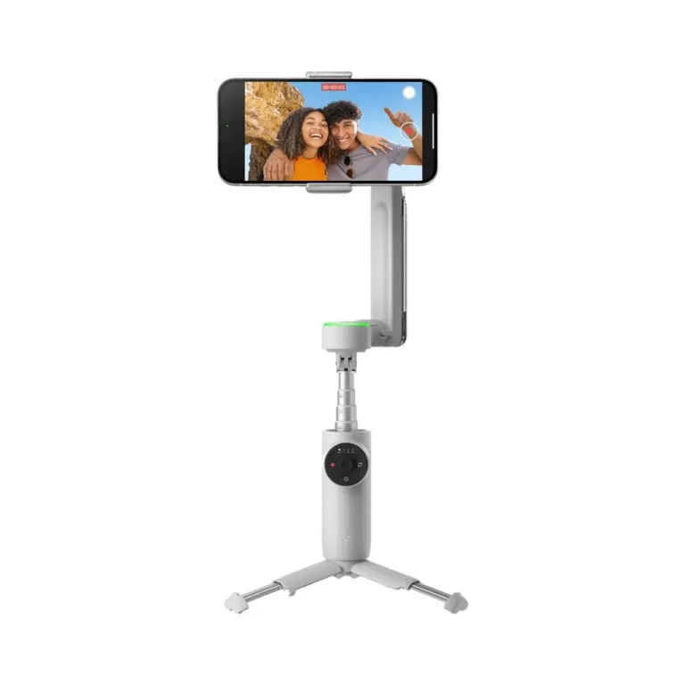 Insta360 Flow Pro CINSABQB_Flow203 hall kokkupandav nutitelefoni stabilisaator, 3-teljeline mootoriga, 0,3 kg kandevõime, 21,5 cm maksimaalne kõrgus