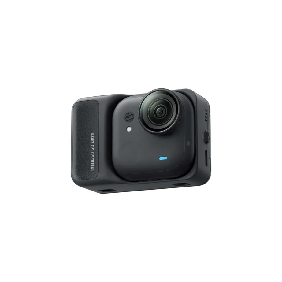 Insta360 GO Ultra Bundle Midnight Black 4K60fps tegevuskaamera, 1450 mAh aku, puuteekraan, USB-C, Wi-Fi, Bluetooth 5.4, iOS/Android ühilduvusega – 4