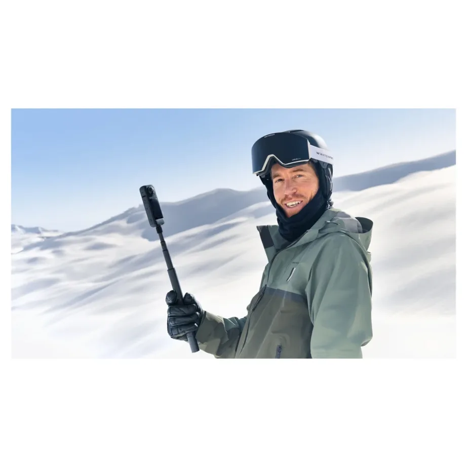 Insta360 X4 72MP 8K Ultra HD veekindel 360° action-kaamera must, Wi-Fi, 2290mAh aku, mudel CINSABMA – 14