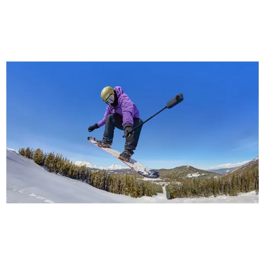 Insta360 X4 72MP 8K Ultra HD veekindel 360° action-kaamera must, Wi-Fi, 2290mAh aku, mudel CINSABMA – 17