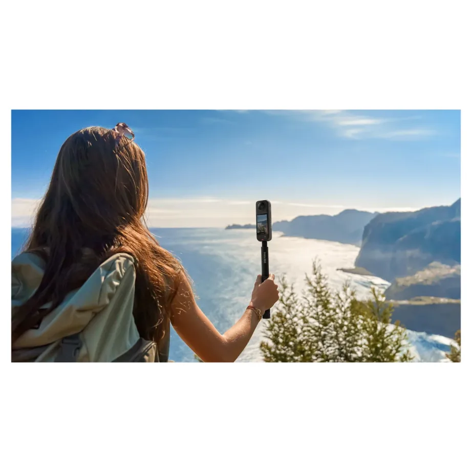 Insta360 X4 72MP 8K Ultra HD veekindel 360° action-kaamera must, Wi-Fi, 2290mAh aku, mudel CINSABMA – 20