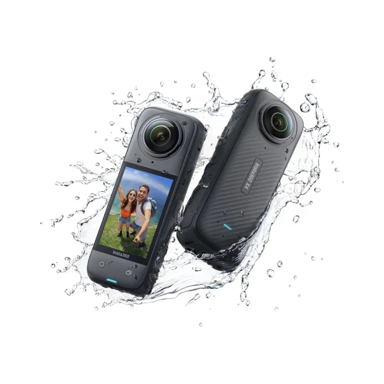 Insta360 X4 72MP 8K Ultra HD veekindel 360° action-kaamera must, Wi-Fi, 2290mAh aku, mudel CINSABMA