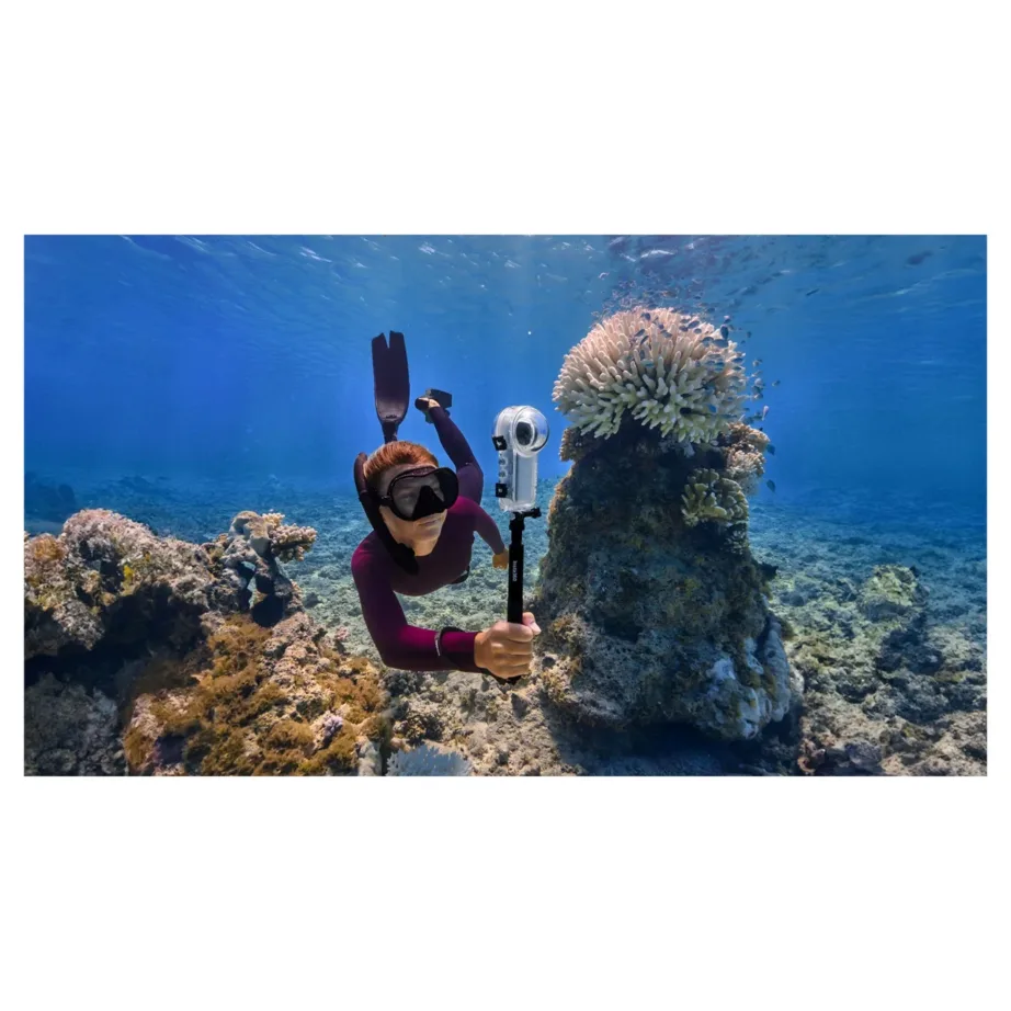 Insta360 X4 72MP 8K Ultra HD veekindel 360° action-kaamera must, Wi-Fi, 2290mAh aku, mudel CINSABMA – 5