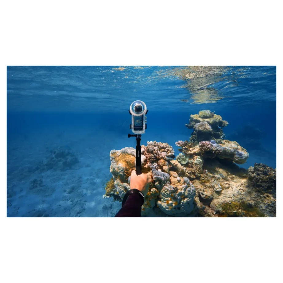 Insta360 X4 72MP 8K Ultra HD veekindel 360° action-kaamera must, Wi-Fi, 2290mAh aku, mudel CINSABMA – 6