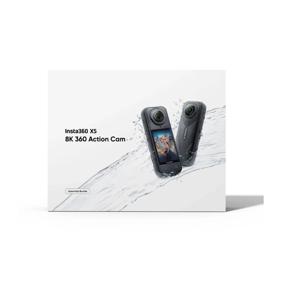 Insta360 X5 Bundle 8K Ultra HD 72 MP veekindel 360° tegevuskaamera Wi-Fi/Bluetooth, 2400 mAh aku, CINSAAHA(X504) – 2