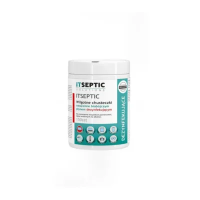 ITSEPTIC RE02609 150 tk valged niisked desinfitseerivad salvrätikud elektriseadmete ja kõikide pindade puhastamiseks